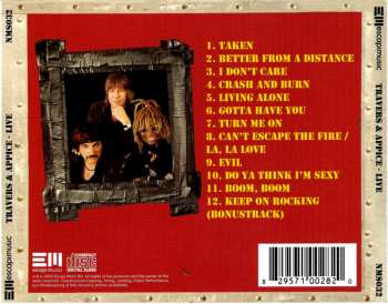 CD Pat Travers: Live (At The House Of Blues)