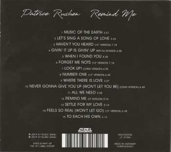 CD Patrice Rushen: Remind Me (The Classic Elektra Recordings 1978-1984)