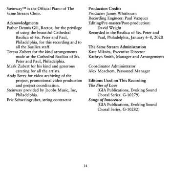 CD James Jordan: The Fire Of Love & Songs Of Innocence