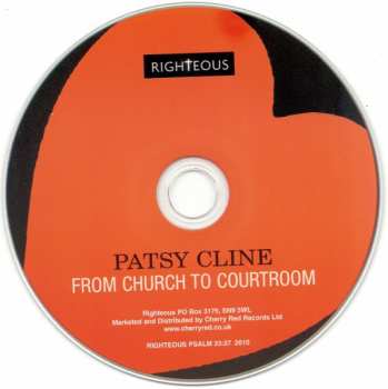 CD Patsy Cline: From Church To Courtroom