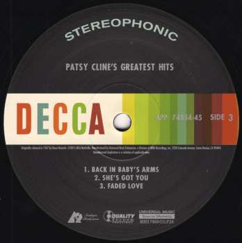 2LP Patsy Cline: Greatest Hits