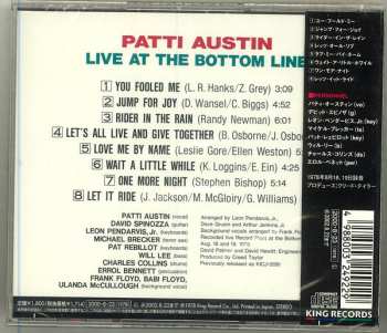 CD Patti Austin: Live At The Bottom Line