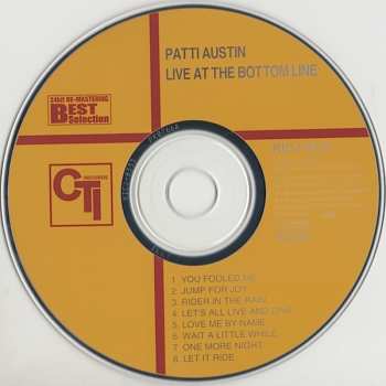 CD Patti Austin: Live At The Bottom Line