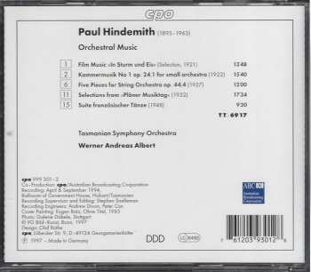 5CD/Zestaw pudełkowy Paul Hindemith: Complete Orchestral Works 2