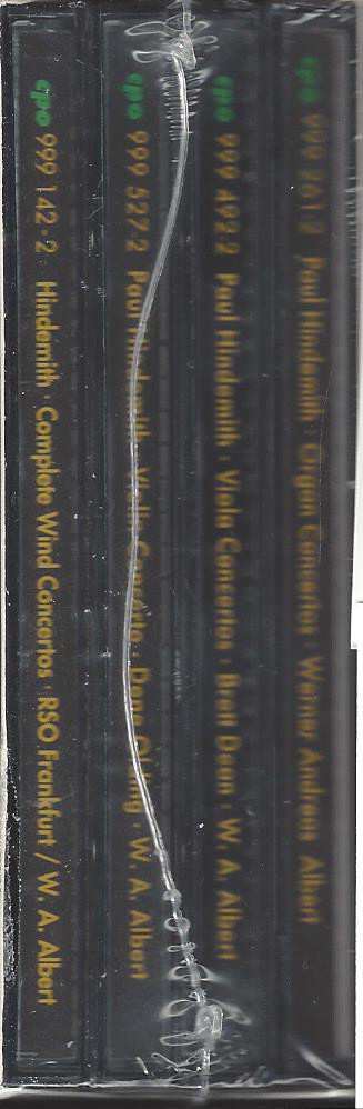 4CD/Zestaw pudełkowy Paul Hindemith: Complete Orchestral Works 3