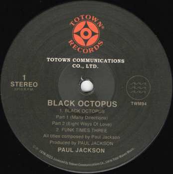 LP Paul Jackson: Black Octopus LTD