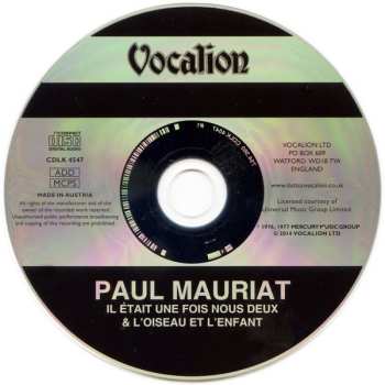 CD Paul Mauriat: Il Était Une Fois Nous Deux / L'Oiseau Et L'Enfant