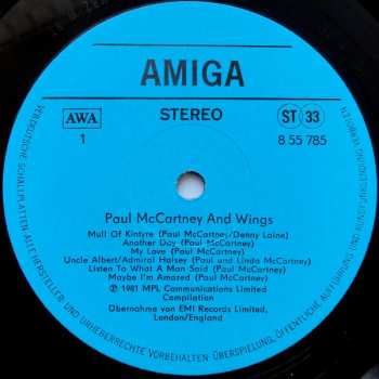 LP Wings: Paul McCartney And Wings