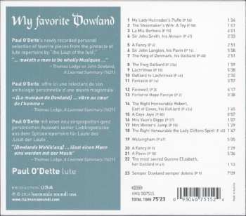 CD John Dowland: My Favorite Dowland