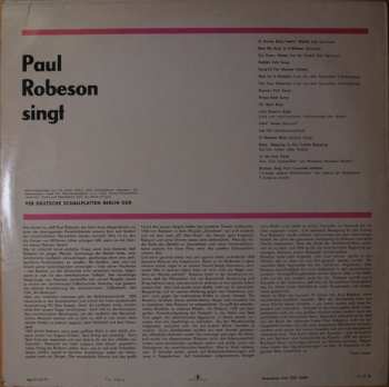 LP Paul Robeson: Paul Robeson Singt