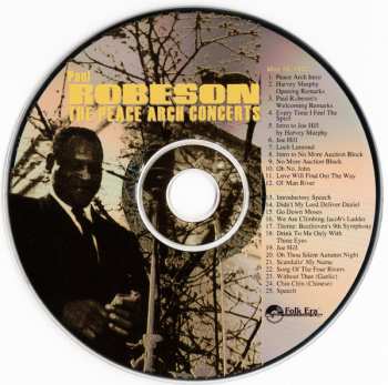 CD Paul Robeson: The Peace Arch Concerts