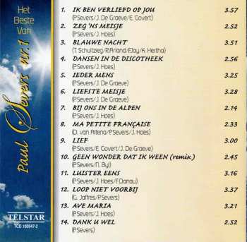 CD Paul Severs: Het Beste Van Paul Severs 1