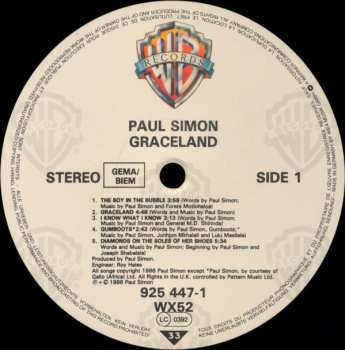LP Paul Simon: Graceland