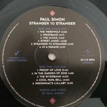 LP Paul Simon: Stranger To Stranger