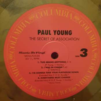 2LP Paul Young: The Secret Of Association LTD | NUM | CLR