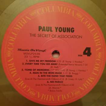 2LP Paul Young: The Secret Of Association LTD | NUM | CLR