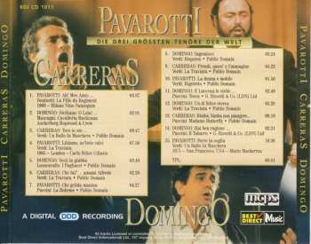 CD José Carreras: Die Drei Grössten Tenöre Der Welt