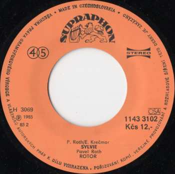 SP Pavel Roth: Sylvie • Tvůj Smích Slyšel Bych Rád