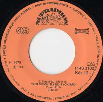 SP Pavel Roth: Sylvie • Tvůj Smích Slyšel Bych Rád