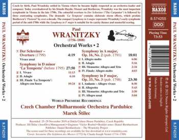 CD Pavel Vranický: Orchestral Works • 2