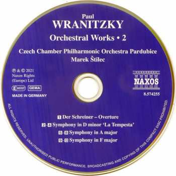 CD Pavel Vranický: Orchestral Works • 2