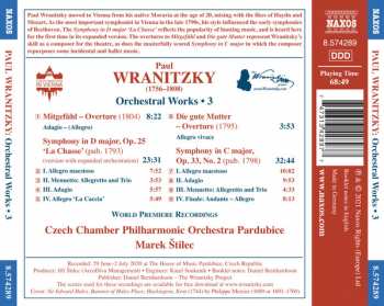 CD Pavel Vranický: Orchestral Works • 3