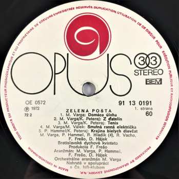 LP Pavol Hammel: Zelená Pošta