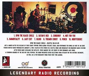 CD Pearl Jam: Spin The Black Circle - Live In Seattle '95