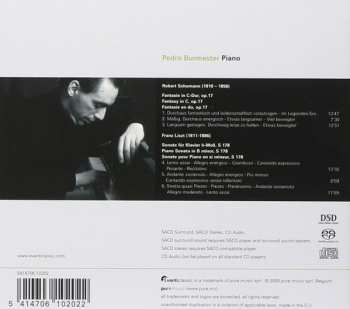 CD Pedro Burmester: Schumann: Fantasie op.17 - Liszt: Sonata