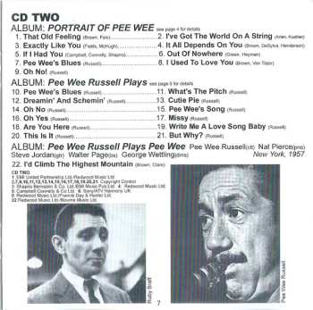 2CD Pee Wee Russell: Four Classic Albums  Plus