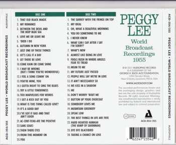2CD Peggy Lee: World Broadcast Recordings 1955