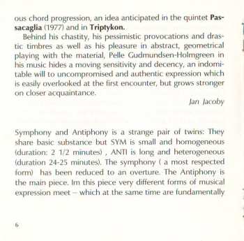 CD Danmarks Radios Symfoniorkester: Symphony - Antiphony / Symphony In Time