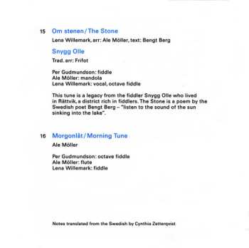 CD Lena Willemark: Frifot