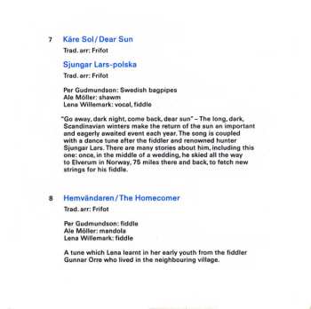 CD Lena Willemark: Frifot