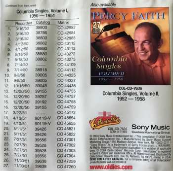 CD Percy Faith: Columbia Singles Volume 1 1950-1951