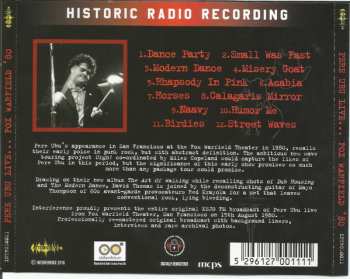 CD Pere Ubu: Live... Fox Warfield '80