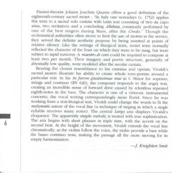 CD Antonio Vivaldi: Stabat Mater / Motet "In Furore Giustissimae Irae" / Stabat Mater