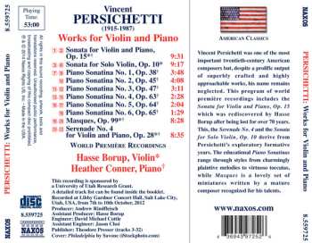 CD Hasse Borup: Works For Violin And Piano