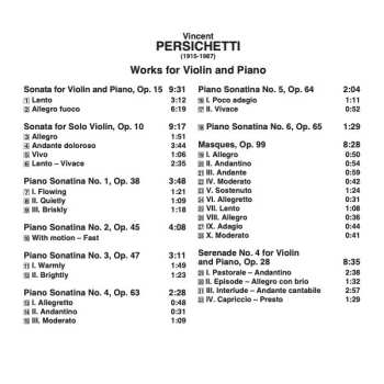 CD Hasse Borup: Works For Violin And Piano