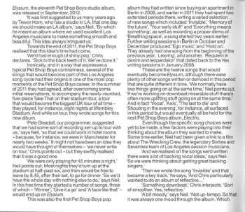 2CD Pet Shop Boys: Elysium / Further Listening 2011–2012