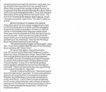 2CD Pet Shop Boys: Fundamental / Further Listening 2005–2007