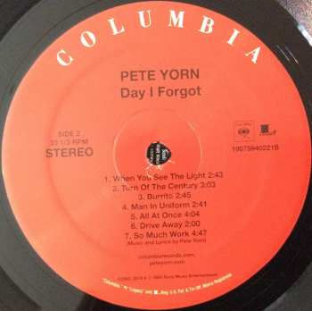 LP Pete Yorn: Day I Forgot