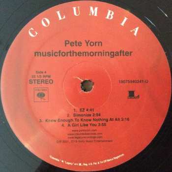 2LP Pete Yorn: Musicforthemorningafter
