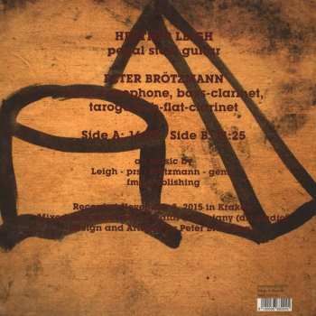 LP Peter Brötzmann: Ears Are Filled With Wonder