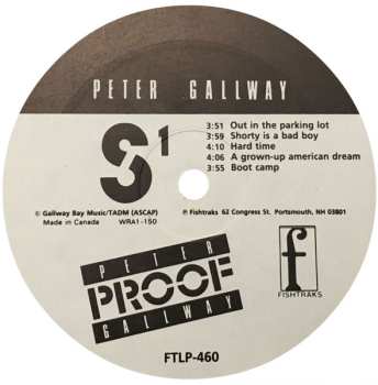 CD Peter Gallway: Proof LTD
