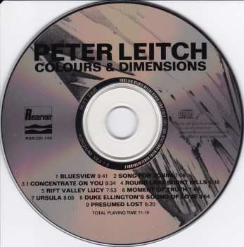 CD Peter Leitch: Colours & Dimensions