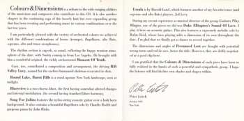 CD Peter Leitch: Colours & Dimensions