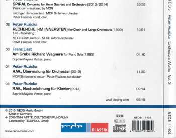 CD Peter Ruzicka: Orchestra Works - Vol. 3