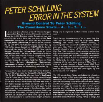 CD Peter Schilling: Error In The System