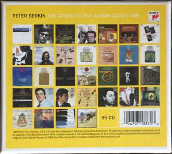 35CD/Zestaw pudełkowy Peter Serkin: The Complete RCA Album Collection